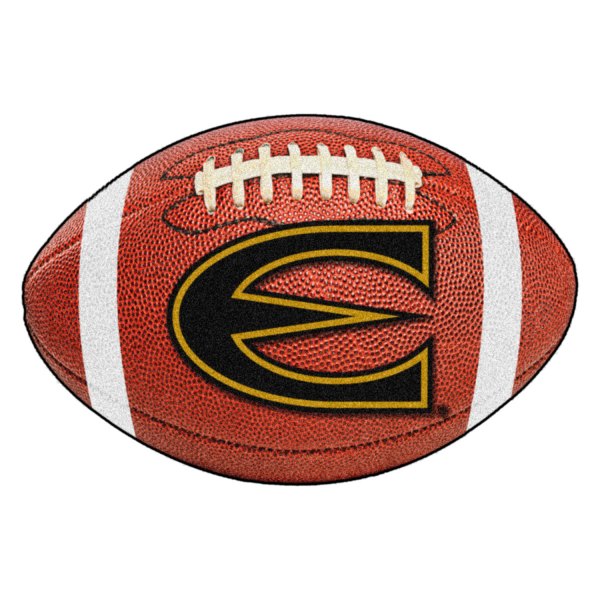 FanMats® - Emporia State University 20.5" x 32.5" Nylon Face Football Ball Floor Mat with "Stylized E" Logo