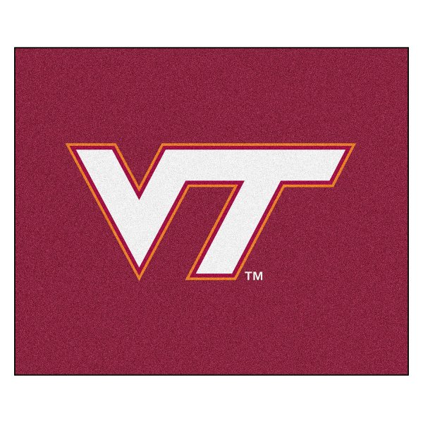 FanMats® - Virginia Tech 59.5" x 71" Nylon Face Tailgater Mat with "VT" Logo