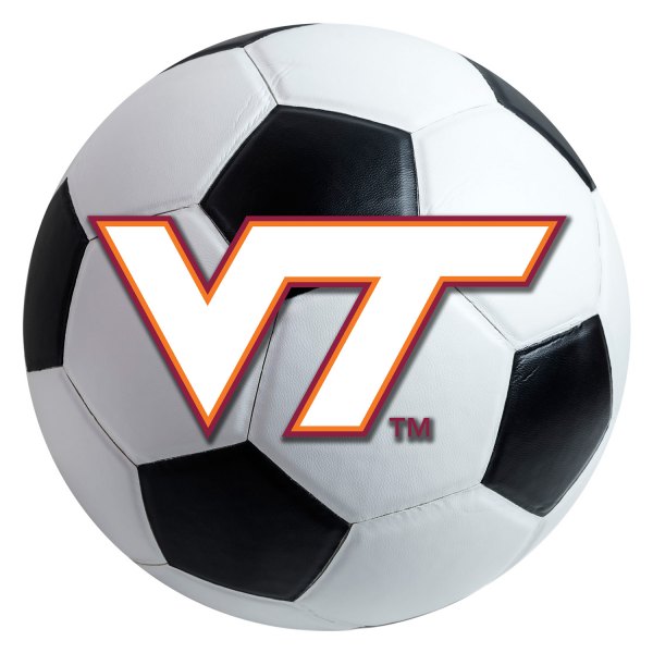 FanMats® - Virginia Tech 27" Dia Nylon Face Soccer Ball Floor Mat with "VT" Logo