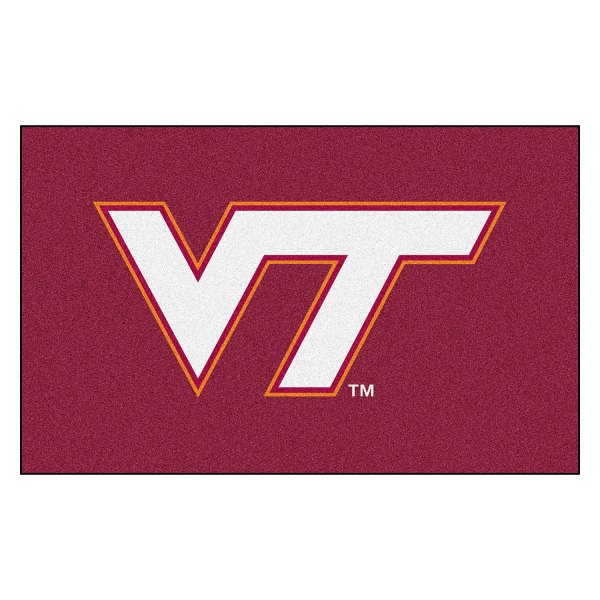FanMats® - Virginia Tech 60" x 96" Nylon Face Ulti-Mat with "VT" Logo