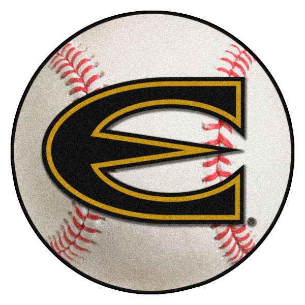 FanMats® - Emporia State University 27" Dia Nylon Face Baseball Ball Floor Mat with "Stylized E" Logo