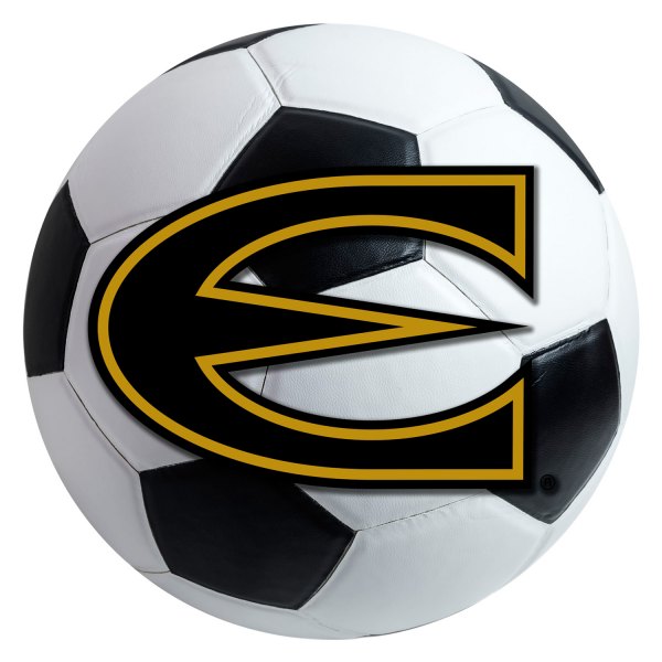 FanMats® - Emporia State University 27" Dia Nylon Face Soccer Ball Floor Mat with "Stylized E" Logo
