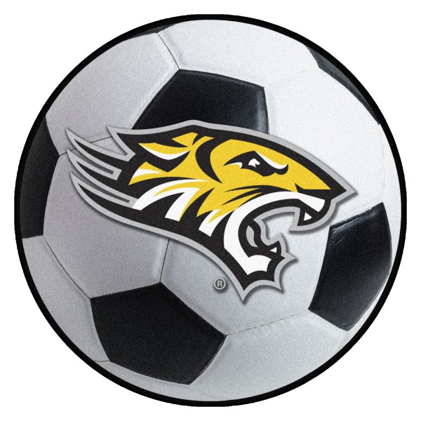 FanMats® - Towson University 27" Dia Nylon Face Soccer Ball Floor Mat with "Tiger" Logo