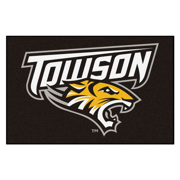 FanMats® - Towson University 19" x 30" Nylon Face Starter Mat with "Towson & Tiger" Logo