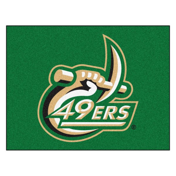 FanMats® - University of North Carolina (Charlotte) 33.75" x 42.5" Nylon Face All-Star Floor Mat with "Niner Pick & 49ers" Logo