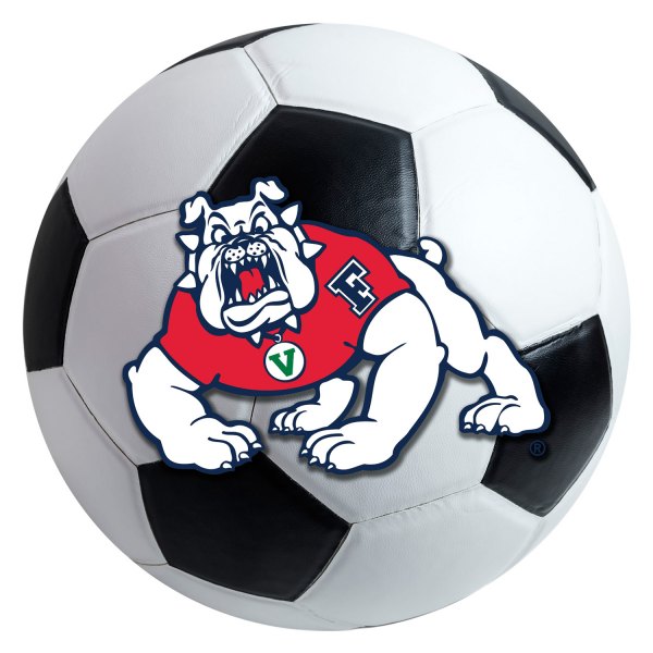 FanMats® - Fresno State University 27" Dia Nylon Face Soccer Ball Floor Mat Fresno State Soccer Ball