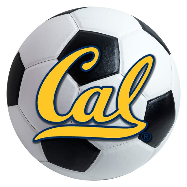 FanMats® - University of California (Berkeley) 27" Dia Nylon Face Soccer Ball Floor Mat with "Script Cal" Logo
