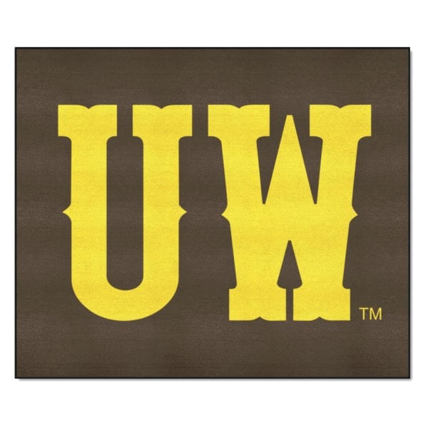 FanMats® - University of Wyoming 59.5" x 71" Nylon Face Tailgater Mat with "UW" Logo