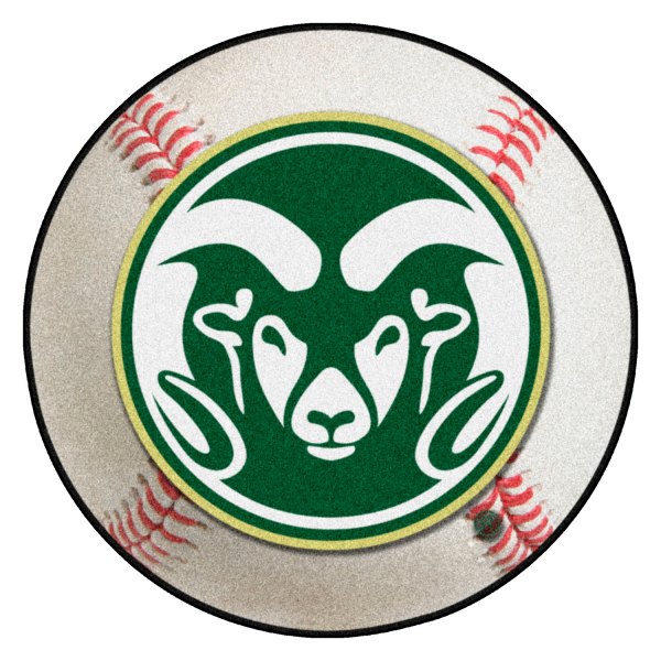 FanMats® - Colorado State University 27" Dia Nylon Face Baseball Ball Floor Mat with "Ram" Logo