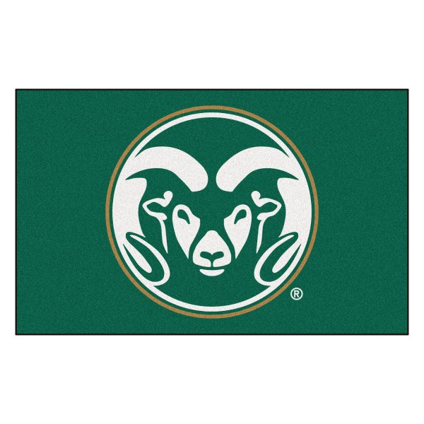 FanMats® - Colorado State University 60" x 96" Nylon Face Ulti-Mat with "Ram" Logo