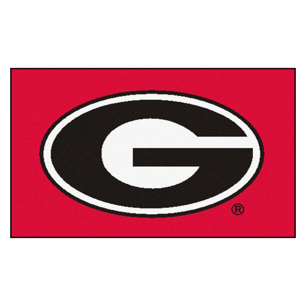 FanMats® - University of Georgia 19" x 30" Nylon Face Starter Mat with "Red G" Logo