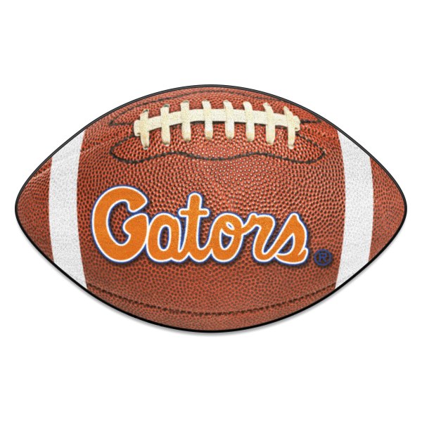 FanMats® - University of Florida 20.5" x 32.5" Nylon Face Football Ball Floor Mat