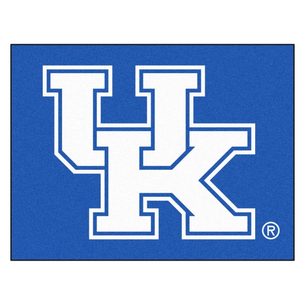 FanMats® - University of Kentucky 33.75" x 42.5" Nylon Face All-Star Floor Mat with "UK" Logo