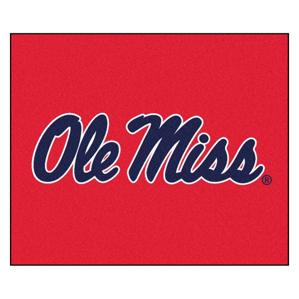 FanMats® - University of Mississippi (Ole Miss) 59.5" x 71" Nylon Face Tailgater Mat with "Ole Miss" Script Logo