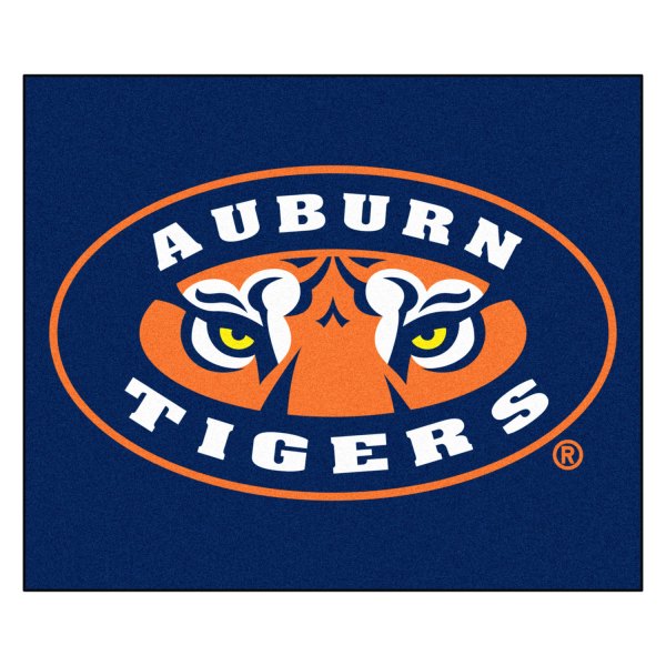 FanMats® - Auburn University 59.5" x 71" Nylon Face Tailgater Mat with "Tiger Eyes" Logo