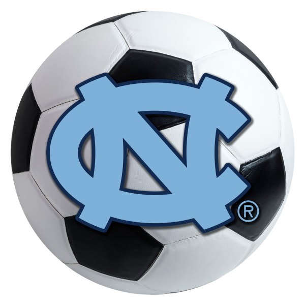 FanMats® - University of North Carolina (Chapel Hill) 27" Dia Nylon Face Soccer Ball Floor Mat with "NC" Logo
