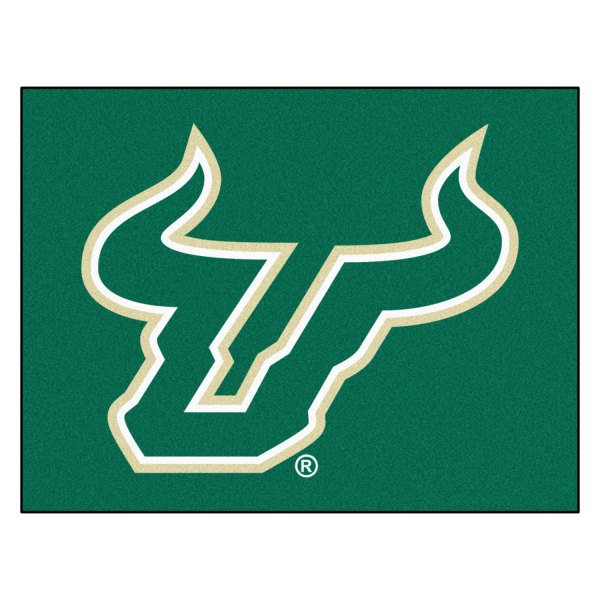 FanMats® - University of South Florida 33.75" x 42.5" Nylon Face All-Star Floor Mat with "Bull" Logo