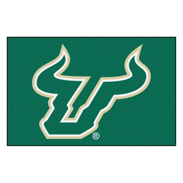 FanMats® - University of South Florida 19" x 30" Nylon Face Starter Mat with "Bull" Logo