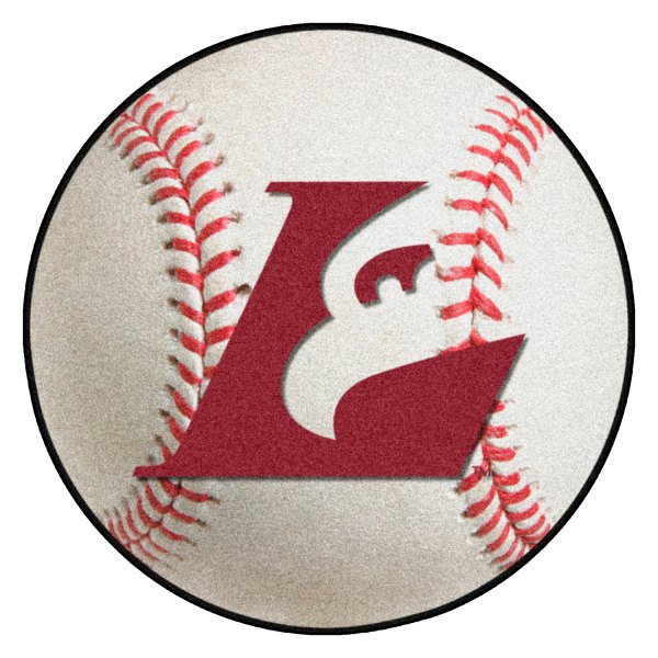 FanMats® - University of Wisconsin-La Crosse 27" Dia Nylon Face Baseball Ball Floor Mat with "L Eagle" Logo