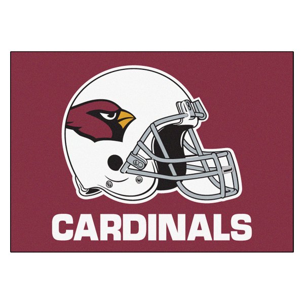 FanMats® - Arizona Cardinals 33.75" x 42.5" Nylon Face All-Star Floor Mat with "Cardinal" Logo