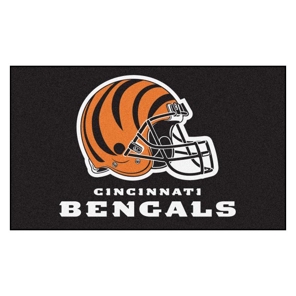 FanMats® - Cincinnati Bengals 19" x 30" Nylon Face Starter Mat with "Striped B" Logo