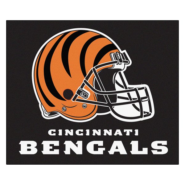 FanMats® - Cincinnati Bengals 59.5" x 71" Nylon Face Tailgater Mat with "Striped B" Logo