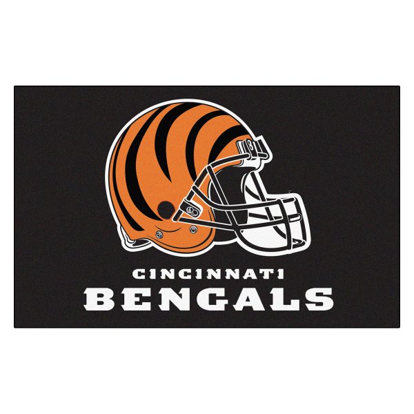 FanMats® - Cincinnati Bengals 60" x 96" Nylon Face Ulti-Mat with "Striped B" Logo