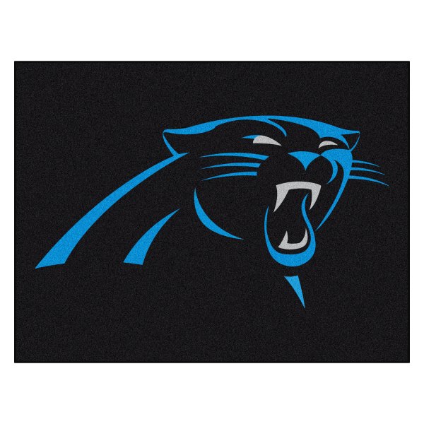 FanMats® - Carolina Panthers 33.75" x 42.5" Nylon Face All-Star Floor Mat with "Panther" Logo