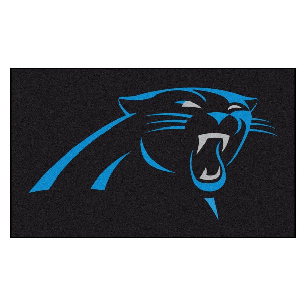 FanMats® - Carolina Panthers 19" x 30" Nylon Face Starter Mat with "Panther" Logo