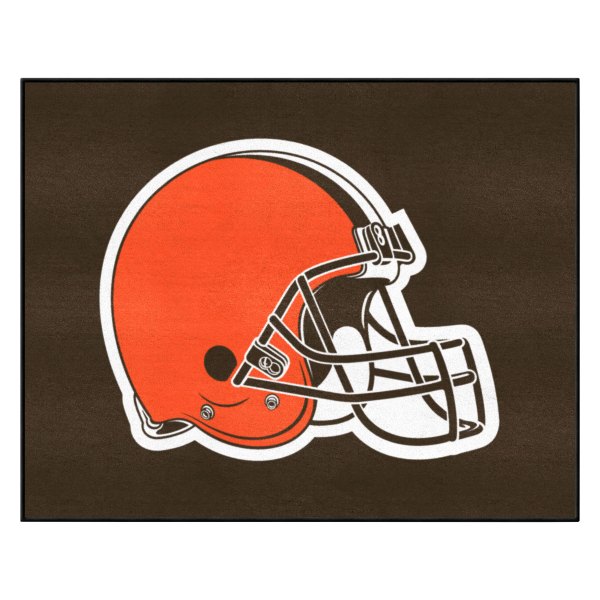 FanMats® - Cleveland Browns 33.75" x 42.5" Nylon Face All-Star Floor Mat with "Browns Helmet" Logo