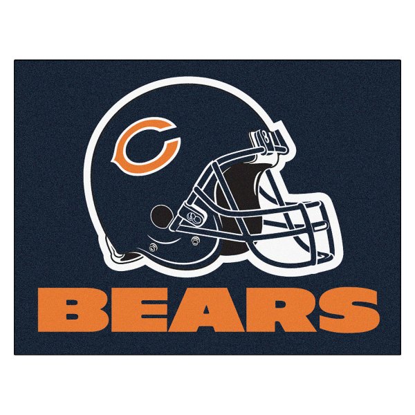 FanMats® - Chicago Bears 33.75" x 42.5" Nylon Face All-Star Floor Mat with "C" Logo