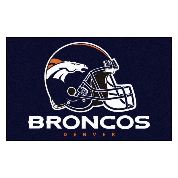 FanMats® - Denver Broncos 60" x 96" Nylon Face Ulti-Mat with "Bronco" Logo