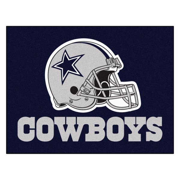 FanMats® - Dallas Cowboys 33.75" x 42.5" Nylon Face All-Star Floor Mat with "Star" Logo