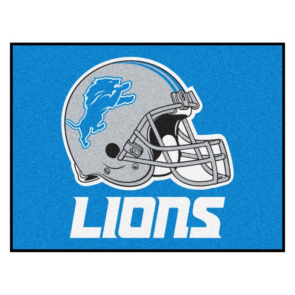 FanMats® - Detroit Lions 33.75" x 42.5" Nylon Face All-Star Floor Mat with "Lion" Logo