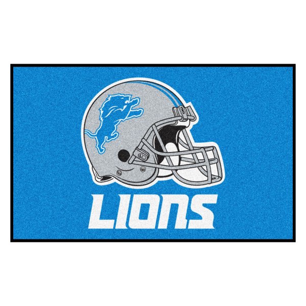 FanMats® - Detroit Lions 60" x 96" Nylon Face Ulti-Mat with "Lion" Logo
