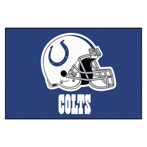 FanMats® - Indianapolis Colts 33.75" x 42.5" Nylon Face All-Star Floor Mat with "Horseshoe" Logo