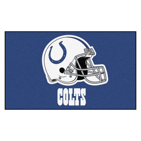 FanMats® - Indianapolis Colts 19" x 30" Nylon Face Starter Mat with "Horseshoe" Logo