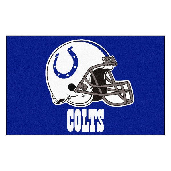 FanMats® - Indianapolis Colts 60" x 96" Nylon Face Ulti-Mat with "Horseshoe" Logo