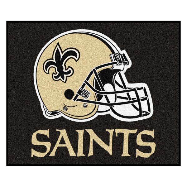 FanMats® - New Orleans Saints 59.5" x 71" Nylon Face Tailgater Mat with "Fluer-De-Lis" Logo