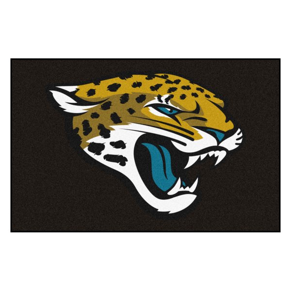 FanMats® - Jacksonville Jaguars 19" x 30" Nylon Face Starter Mat with "Jaguar" Logo