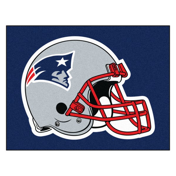FanMats® - New England Patriots 33.75" x 42.5" Nylon Face All-Star Floor Mat with "Patriot" Logo