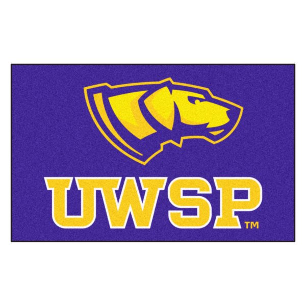 FanMats® - University of Wisconsin-Stevens Point 60" x 96" Nylon Face Ulti-Mat with "Pointer & UWSP" Logo