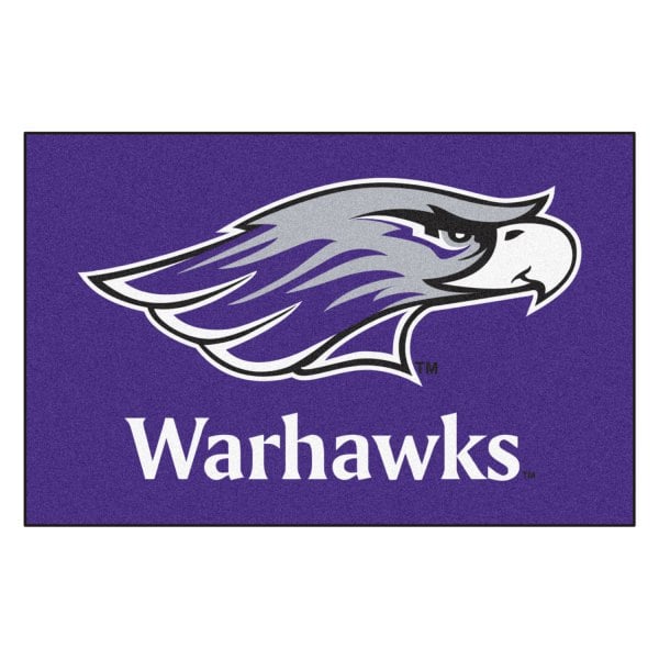 FanMats® - University of Wisconsin-Whitewater 19" x 30" Nylon Face Starter Mat with "Warhawks" Logo