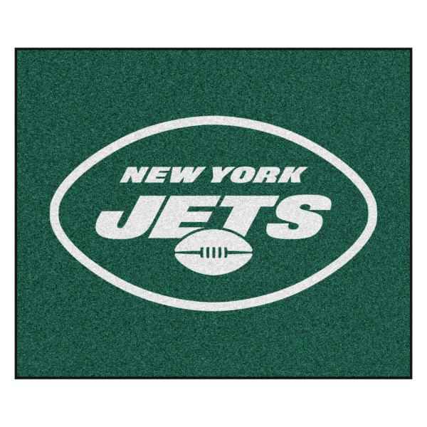 FanMats® - New York Jets 59.5" x 71" Nylon Face Tailgater Mat with "Oval NY Jets" Logo