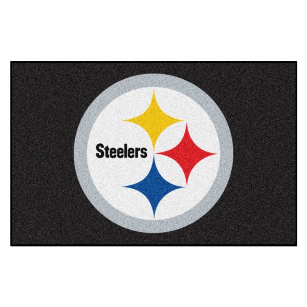 FanMats® - Pittsburgh Steelers 19" x 30" Nylon Face Starter Mat with "Steelers" Logo