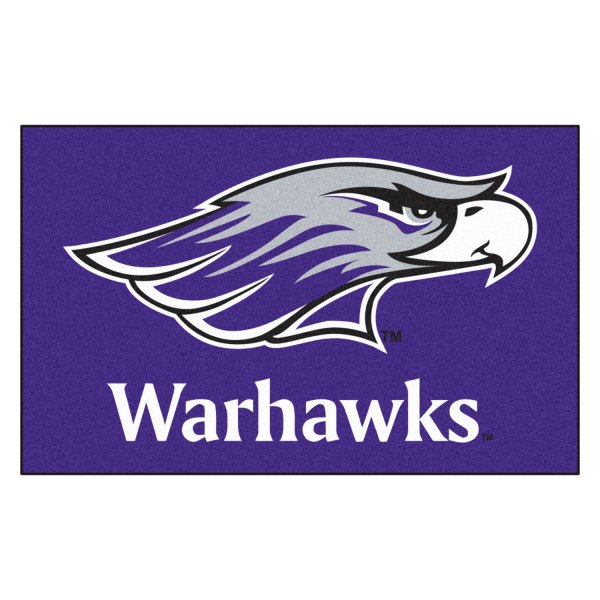 FanMats® - University of Wisconsin-Whitewater 60" x 96" Nylon Face Ulti-Mat with "Warhawks" Logo