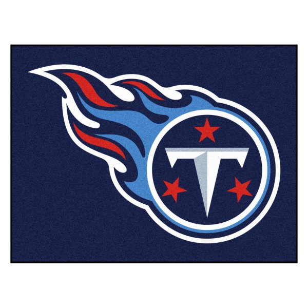 FanMats® - Tennessee Titans 33.75" x 42.5" Nylon Face All-Star Floor Mat with "Comet T" Logo