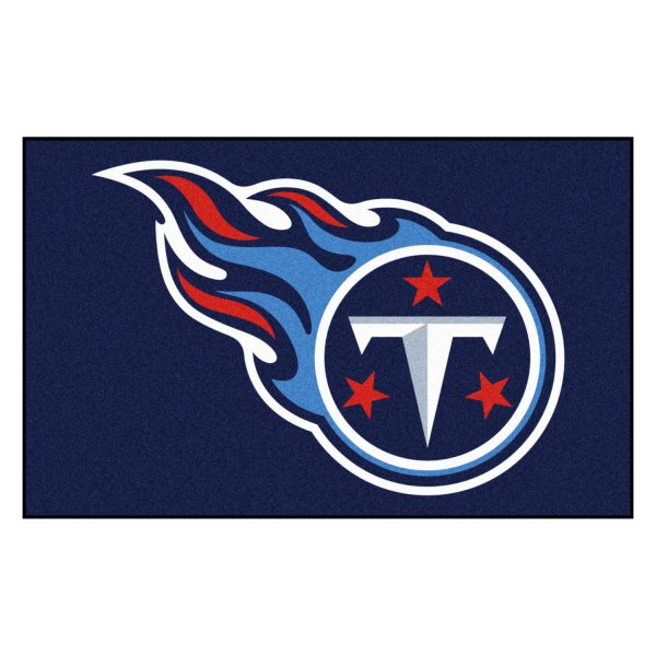 FanMats® - Tennessee Titans 60" x 96" Nylon Face Ulti-Mat with "Comet T" Logo