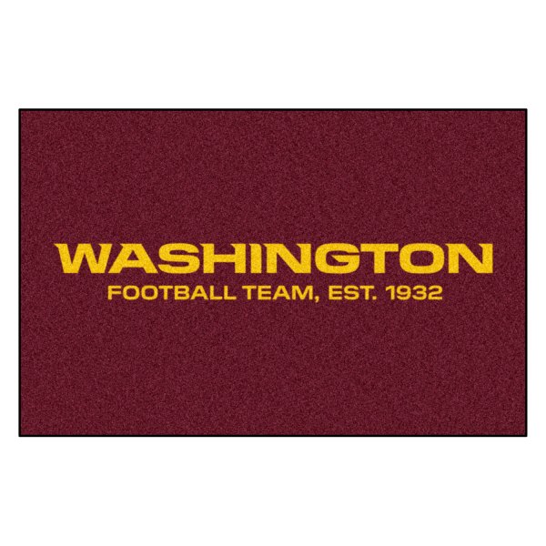 FanMats® - Washington Football Team 19" x 30" Nylon Face Starter Mat with Primary Design