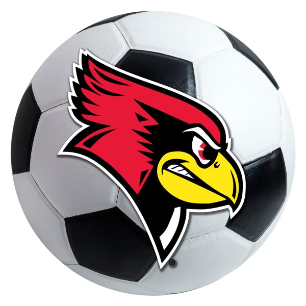 FanMats® - Illinois State University 27" Dia Nylon Face Soccer Ball Floor Mat with "Redbird" Logo